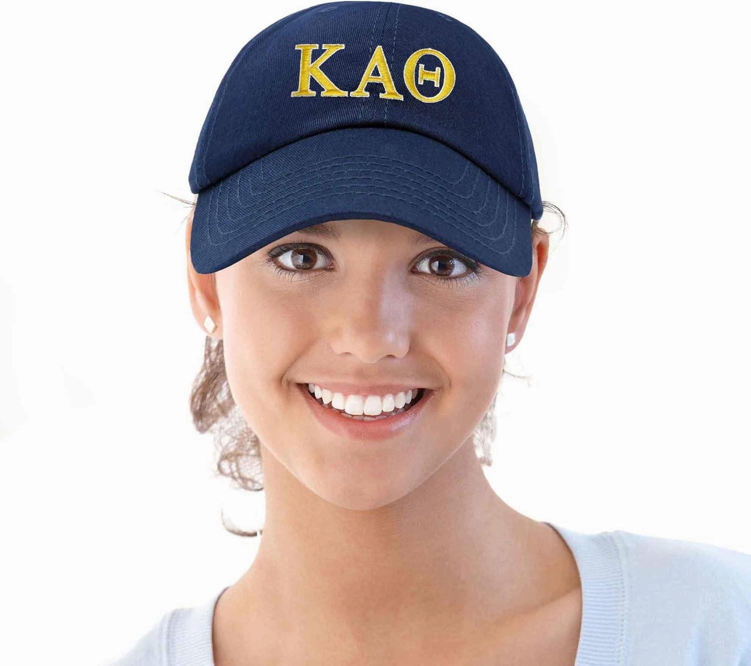 DALIX Kappa Alpha Theta Sorority Hat Womens Greek Letters Embroidered Baseball Cap