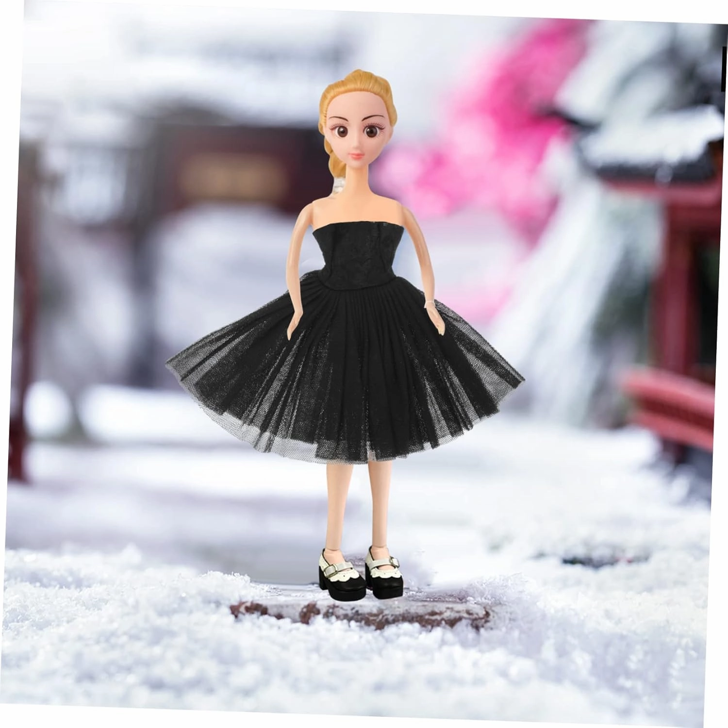 Decorative Doll Ballet Skirt Wear Resistant Dress for Dolls Reusable Costume for DIY Play Day Birthdays and Holiday Parties