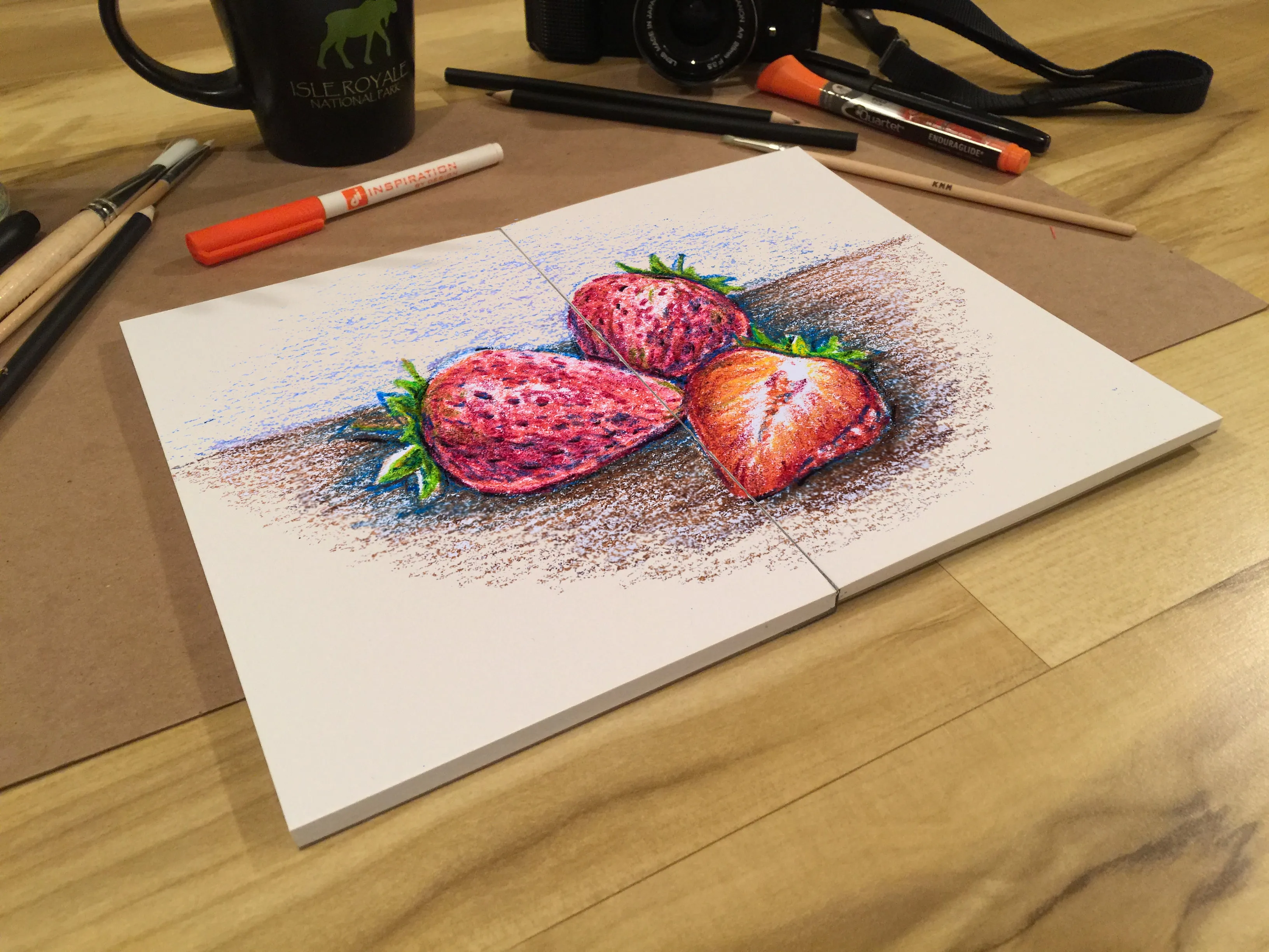 Design Ideation Lay Flat DRAW. Removable Sheet, Journal Style. Drawing Book. Mixed Media. (8.5" x 11") LF-50100-LS