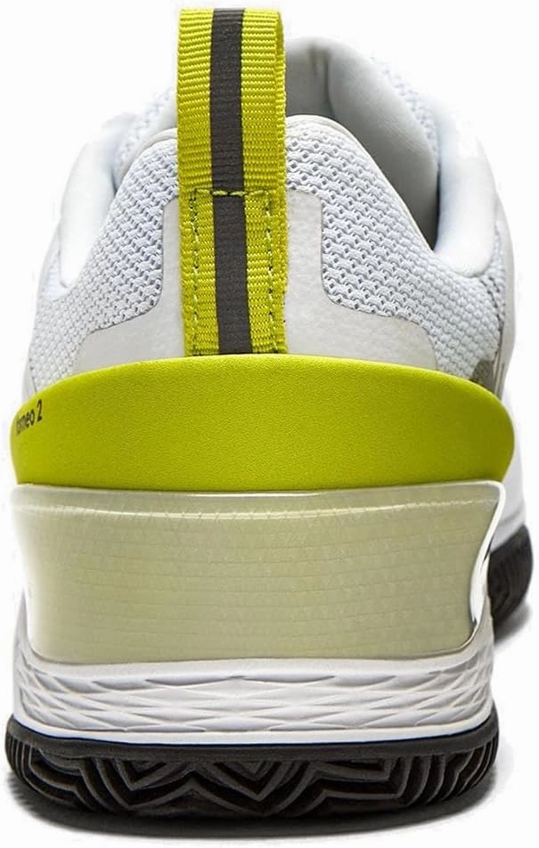 DIADORA Women`s Blushield Torneo 2 Clay Tennis Shoes White and Evening Primrose