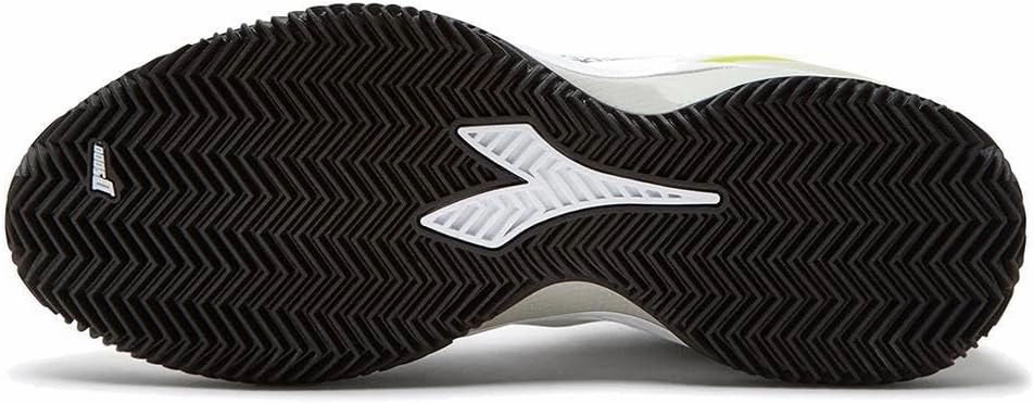DIADORA Women`s Blushield Torneo 2 Clay Tennis Shoes White and Evening Primrose