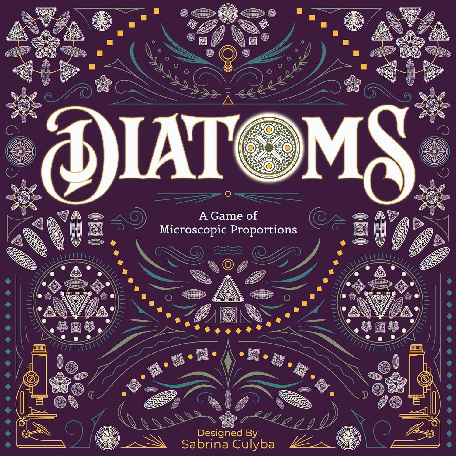Diatoms, Create Beautiful Mosaics from Microscopic Algae Board Game 1 to 4 Players Mensa Select Winner