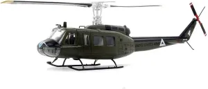 Diecast 1:48 Scale for UH-1 Helicopter Military Combat Alloy Aircraft Model Toy Gift Collection Display