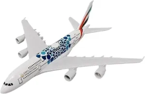 Diecast Plane Model 1:400 for A380 Alloy Diecast Aircraft Model Static Simulation Desktop Decorations