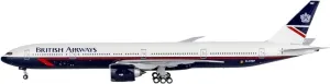Diecast Plane Model 1:400 for B777-300ER Alloy Collectible Diecast Aircraft Model G-STBF Home Decorations