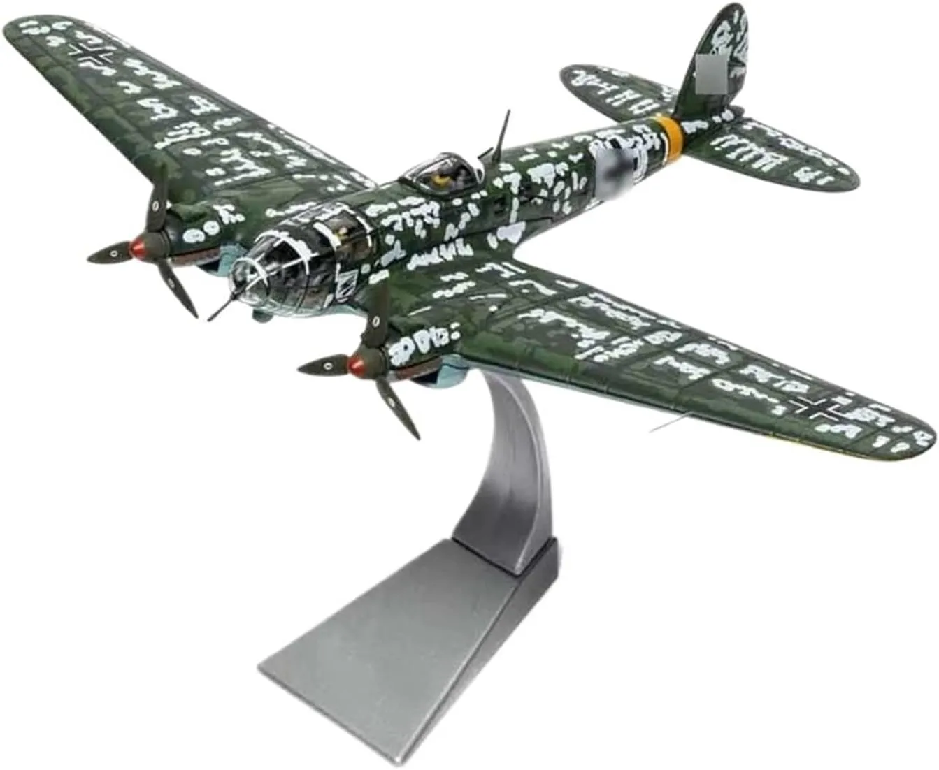 Diecast Plane Model 1:72 for He111 AA33718 Bomber Model Barbarossa Alloy Collection Model