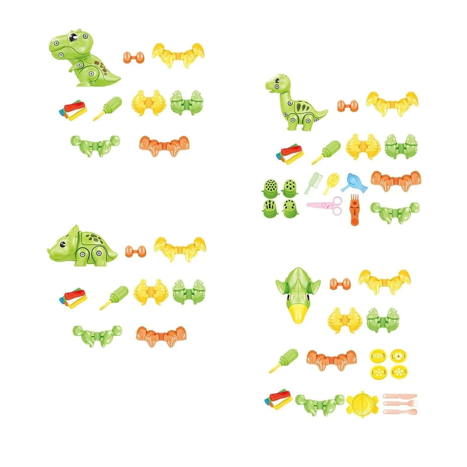 Dinosaur Clay Modeling Set - Educational Creative Toy