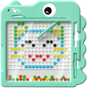 Dinosaur Magnetic Drawing Board, Magnetic Drawing Board for Toddlers, Suitable for Children Aged 3, 4, 5, 6, 7, and 8, Boys and Girls' Enlightenment Education Travel Toys
