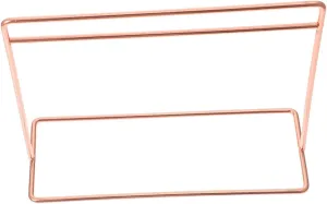 Doll Clothes Hanger Rack Simple Beautiful Iron Dollhouse Accessory for Clothes Storage Double Design for Easy Organization Model Houses Finish