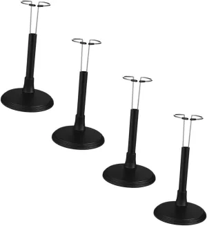 Doll Support Stand Action Figure Display Bracket for Home Shop 4pcs Doll Stands Set