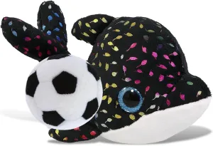 DolliBu Big Eye Orca Whale Stuffed Animal with Soccer Ball Plush - Huggable Whale Adorable Playtime Plush Toy, Cute Ocean Life Gift, Super Soft Stuffed Doll Animal Toy for Kids, Adults - 8.5 Inches