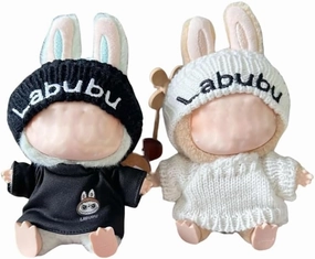 Dolls Clothes Outfit for Labubu, Dolls Accessories Suspenders Pants Replacement 2 Set No Doll
