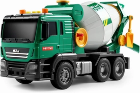 Dwi Dowellin Cement Mixer Truck Toy with Lights & Sounds - Big Trucks for Toddlers 2-4, Kids Construction Toys for Ages 2 3 4 Year Old Boy Birthday Gift
