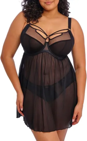 Elomi Women's Plus Size Sachi Underwire Babydoll Chemise