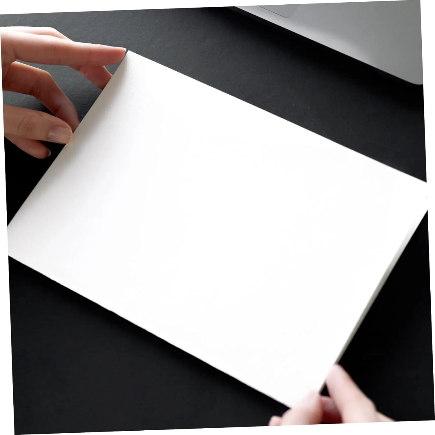 ERINGOGO 50pcs Watercolor Drawing Paperboard DIY Blank Cards Thick Paperboard for Boys and Girls Art Craft Supplies