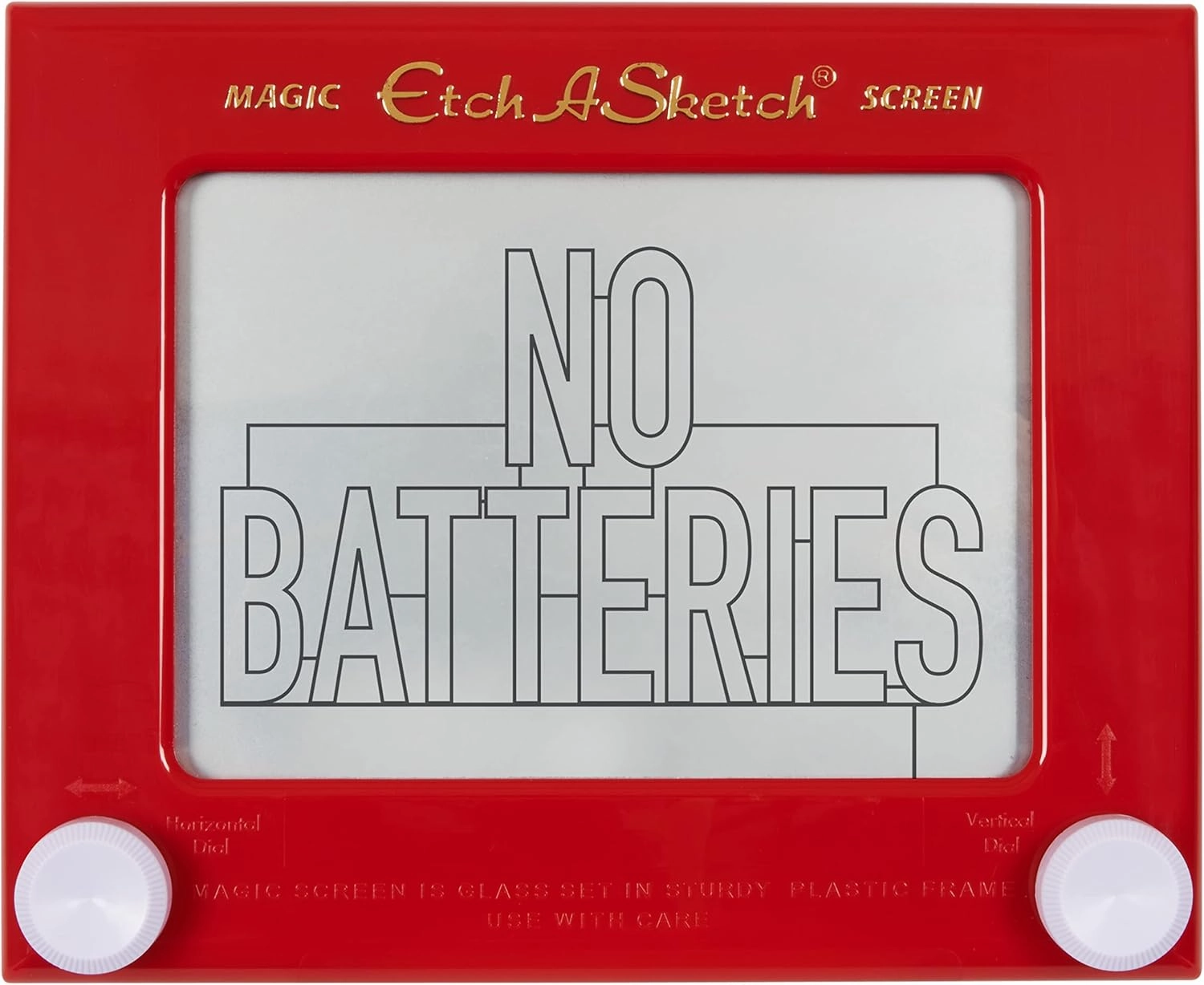 Etch A Sketch, Classic Red Drawing Toy with Magic Screen, for Ages 3 and Up
