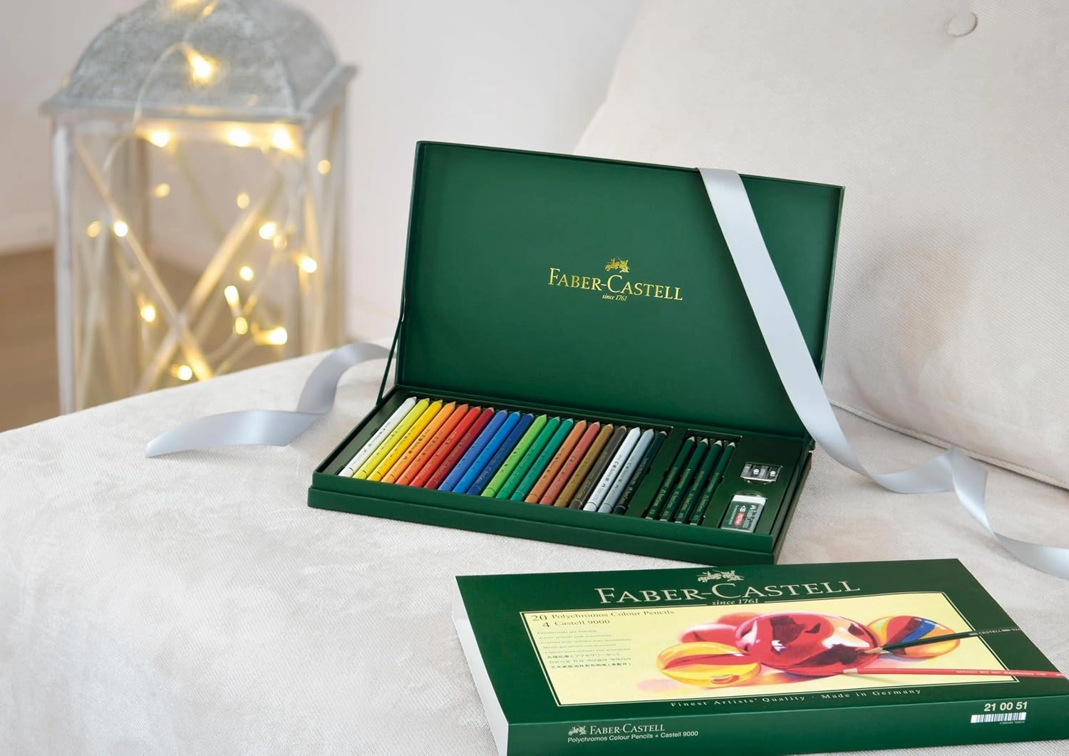 Faber-Castell Art & Graphic Polychromos Colour Pencil, Gift Set, Mixed MediaMulticoloured, Polychromos Gift Set, For Art, Craft, Drawing, Sketching, Home, School, University, Colouring