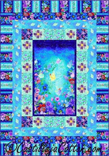 Fairies and Flowers Quilt Pattern CJC-52551w  - Wholesale Product