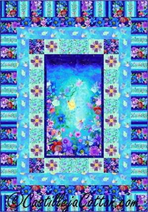 Fairies and Flowers Quilt Pattern CJC-52551w  - Wholesale Product