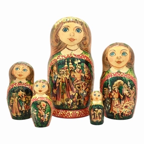 FairyTale Russian Nesting Dolls Firebird