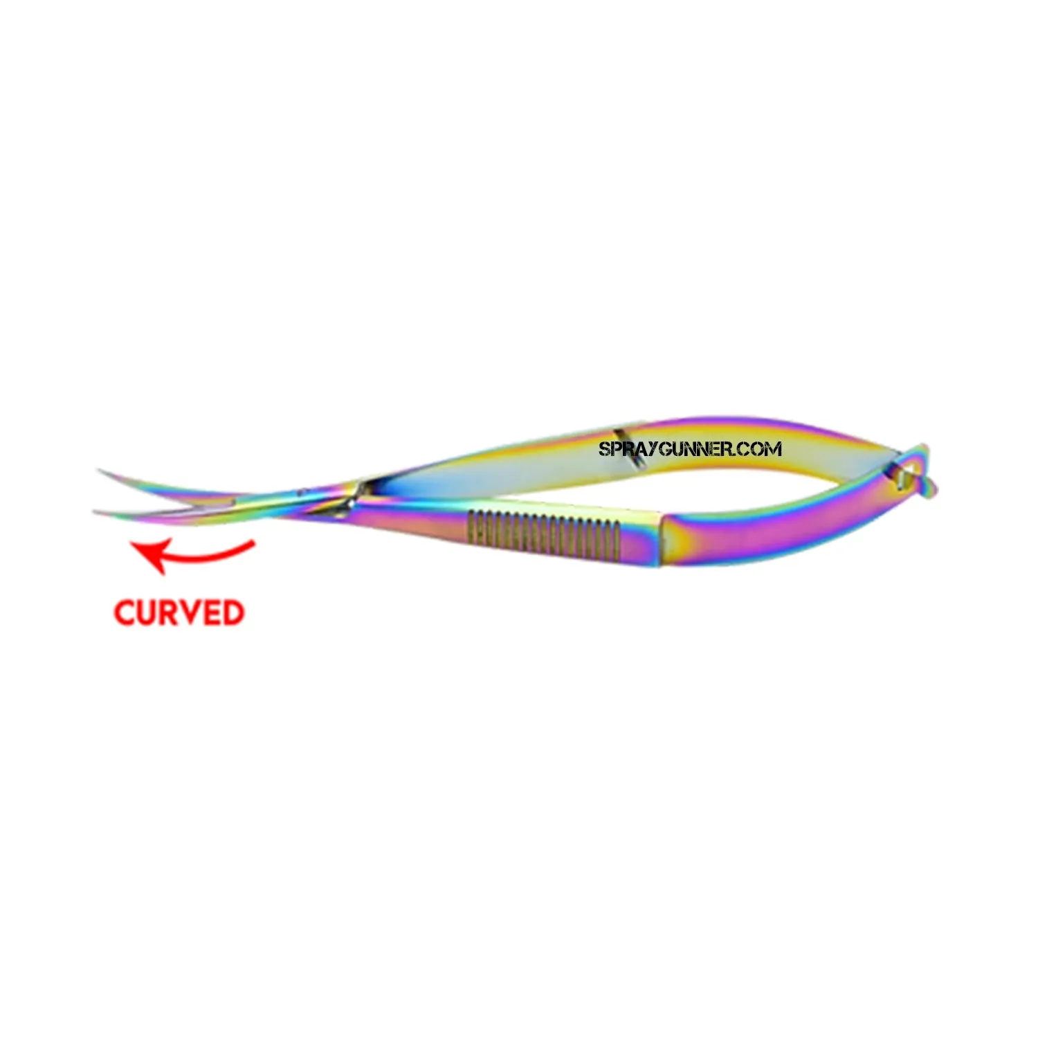 FAMORE EZ Snip Micro Serrated Titanium Coated Curved Blade (738T)