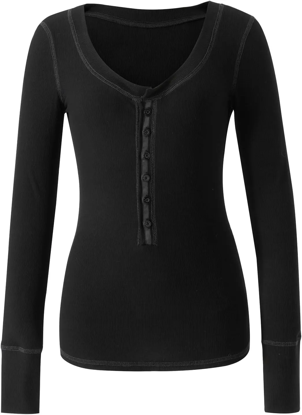 Fanvereka Women Lace Stitching V-Neck Fairy Crop Tops Y2K Long Sleeve Tight Shirt Spring Fall Downtown Girl Coquette Clothing