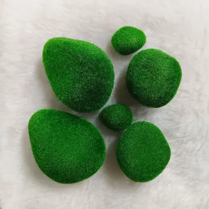 FAUX MOSS PEBBLES