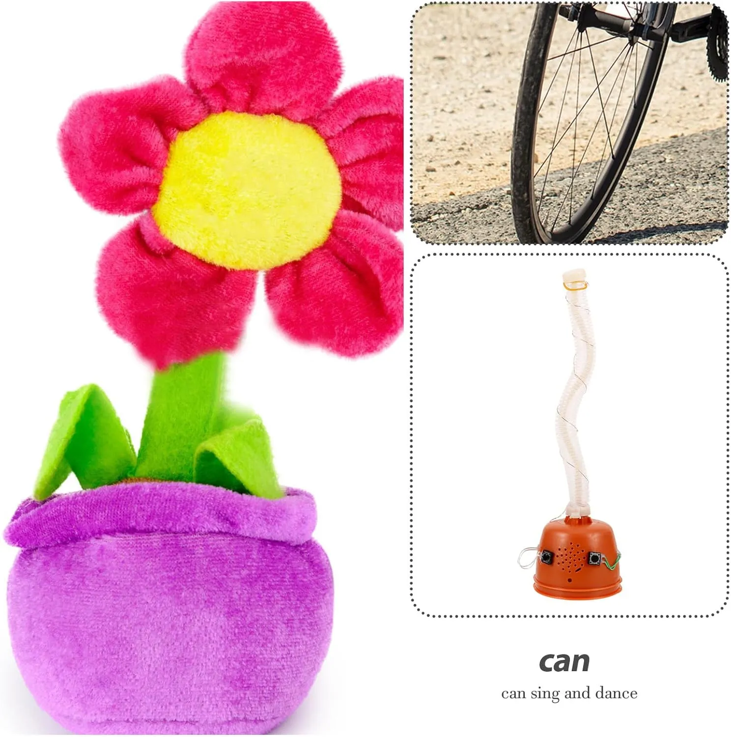 FAVOMOTO 3PCS Dancing Movement Cactus, Replaceable Movement Dancing Toy Movements DIY Funny Toys Household Electronic Component for Cactus School Supplies Electronic Components
