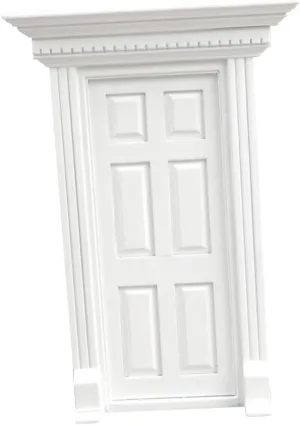 FAVOMOTO Mini Flat Top Door for Mini House Decoration Tiny Wood Door Ornament Photography Prop Layout Accessory for Miniature Gardens and Dollhouses