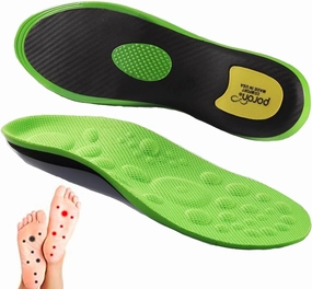 Feet Recovery System for Feet Pain and Fatigue Orthotic Insoles Magnetic Therapy Acupoint Massage Arch Support Gel Insoles 3D-Xpain™-Poron Plantar Fasciitis Metatarsalgia Orthopedic Insoles