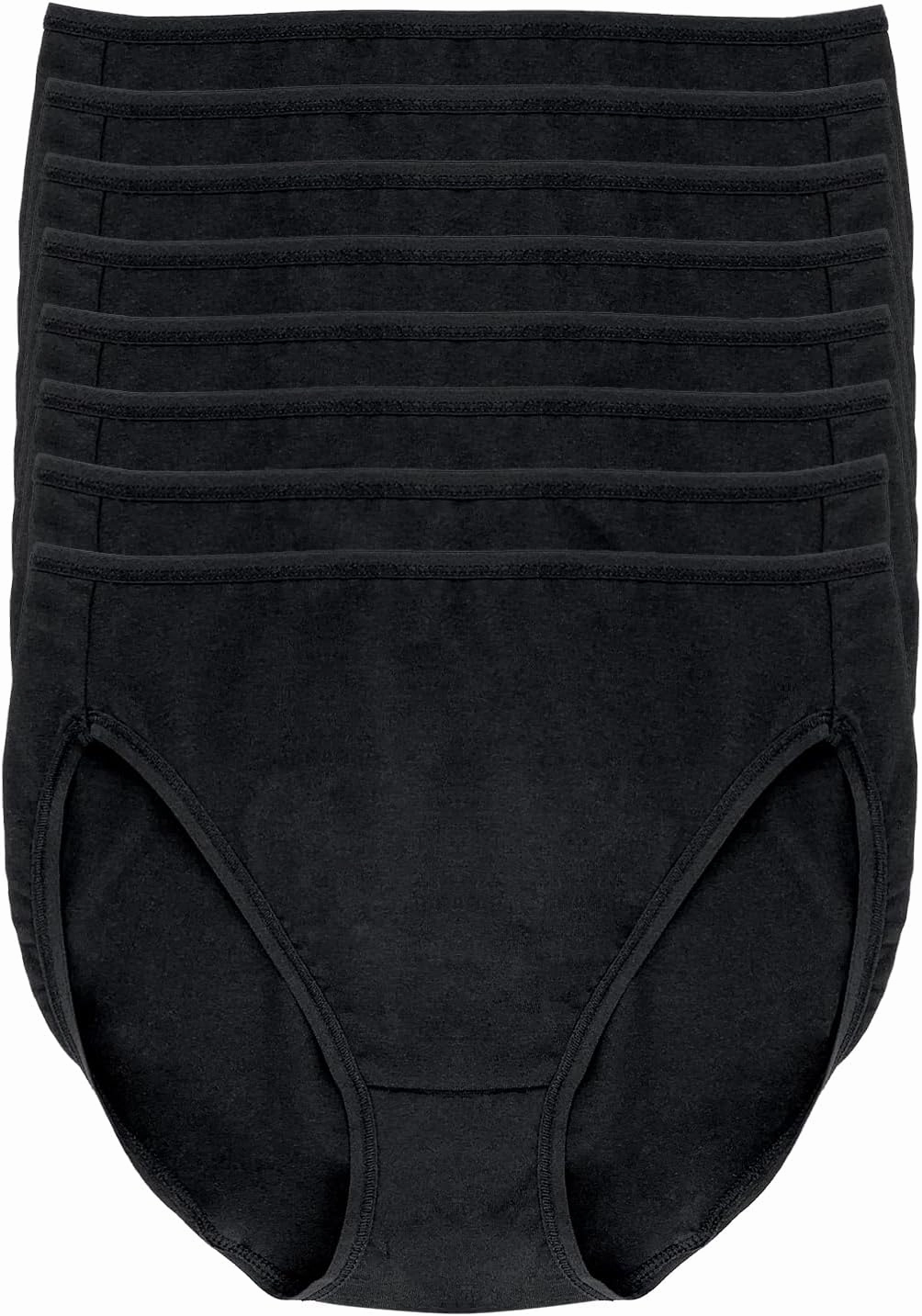 Felina Cotton Modal Hi Cut Panties - Sexy Lingerie Panties for Women - Underwear for Women 8-Pack