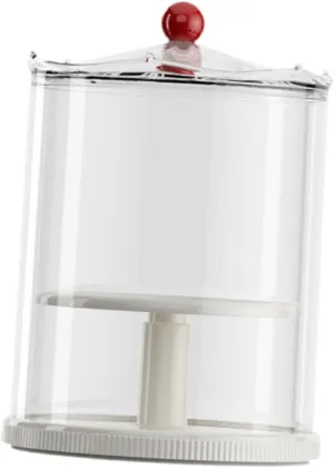 Figurine Display Case Top Storage Box Toy Storage Organizer Dustproof Display Case for Action Figures Model Doll , White