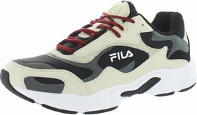 Fila Men's Luminance Black/Castlerock/Gardenia Sneakers Shoes