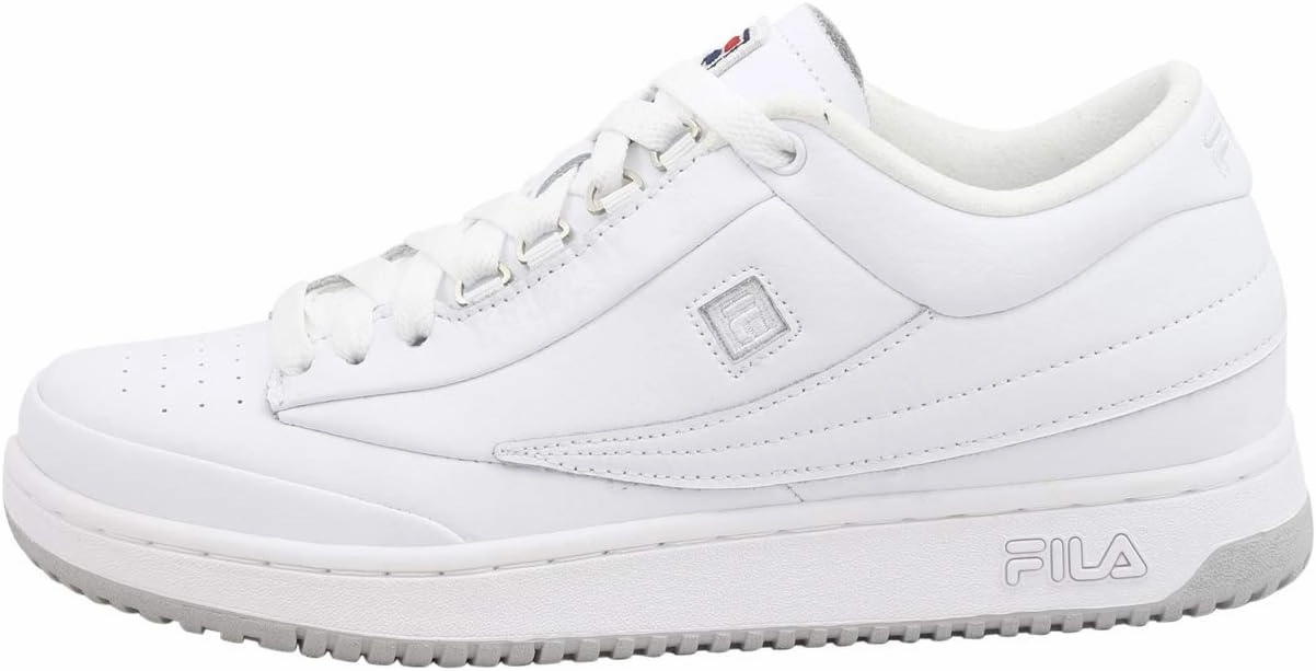 Fila Men's T-1-Mid-Premio White/White/V Blue High Top Sneakers Shoes
