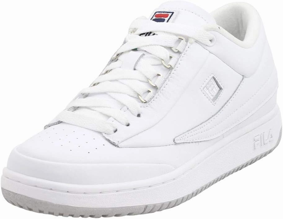 Fila Men's T-1-Mid-Premio White/White/V Blue High Top Sneakers Shoes