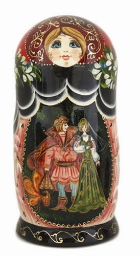 Firebird Russian Fairy Tale Doll 7 Piece Set