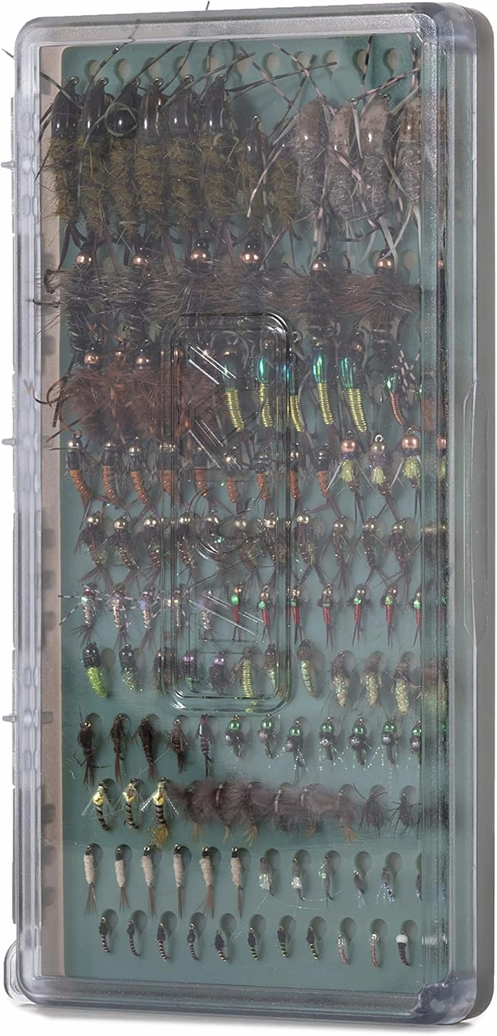 fishpond Tacky Original Fly Box – Single Sided | Silicone Slit Fly Box | Fly Boxes for Fly Fishing