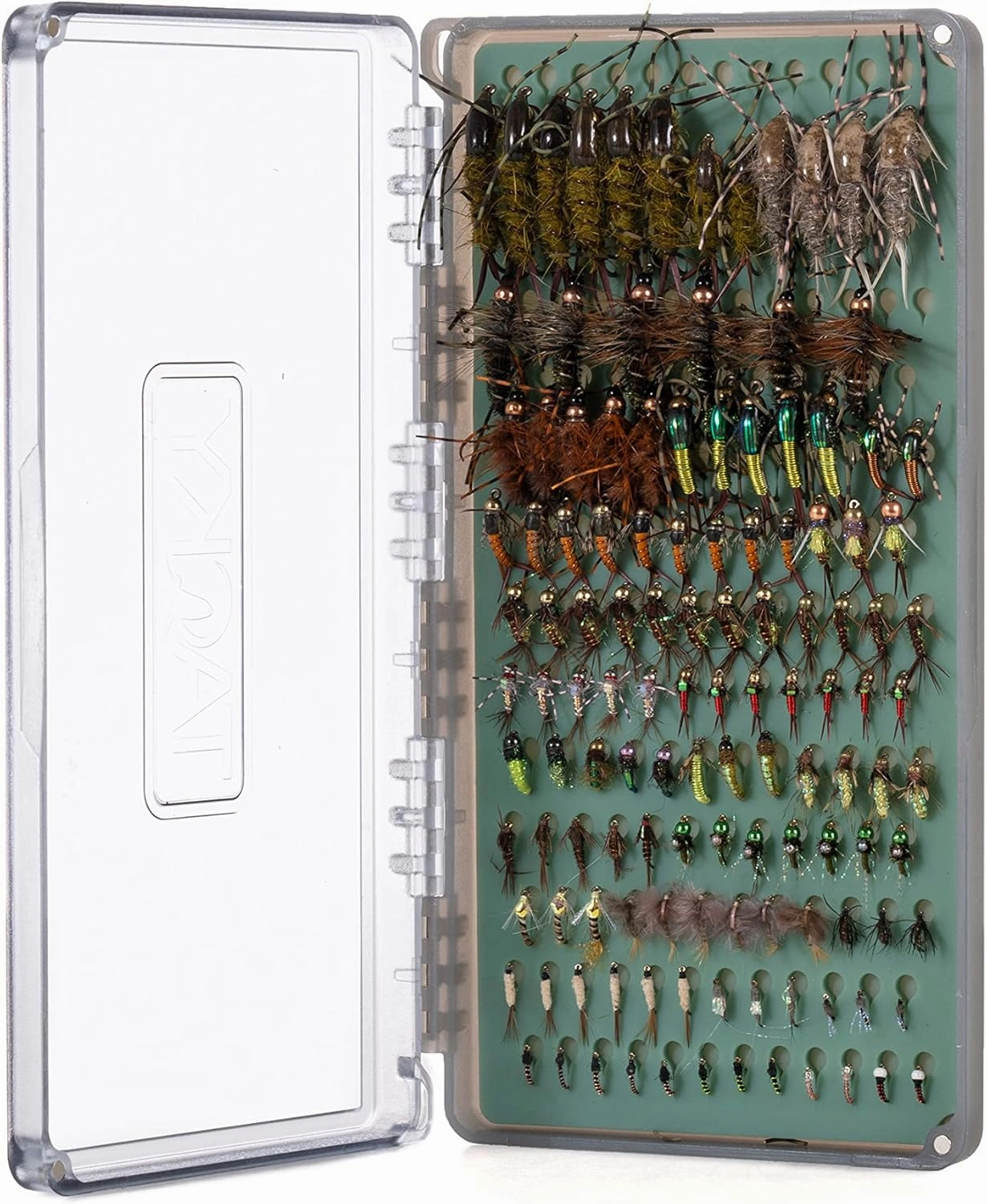 fishpond Tacky Original Fly Box – Single Sided | Silicone Slit Fly Box | Fly Boxes for Fly Fishing