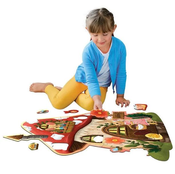 Floor Puzzle Mouse House 41 Pieces