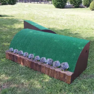 Flower Ledge Roll Top Horse Jumps Set/2