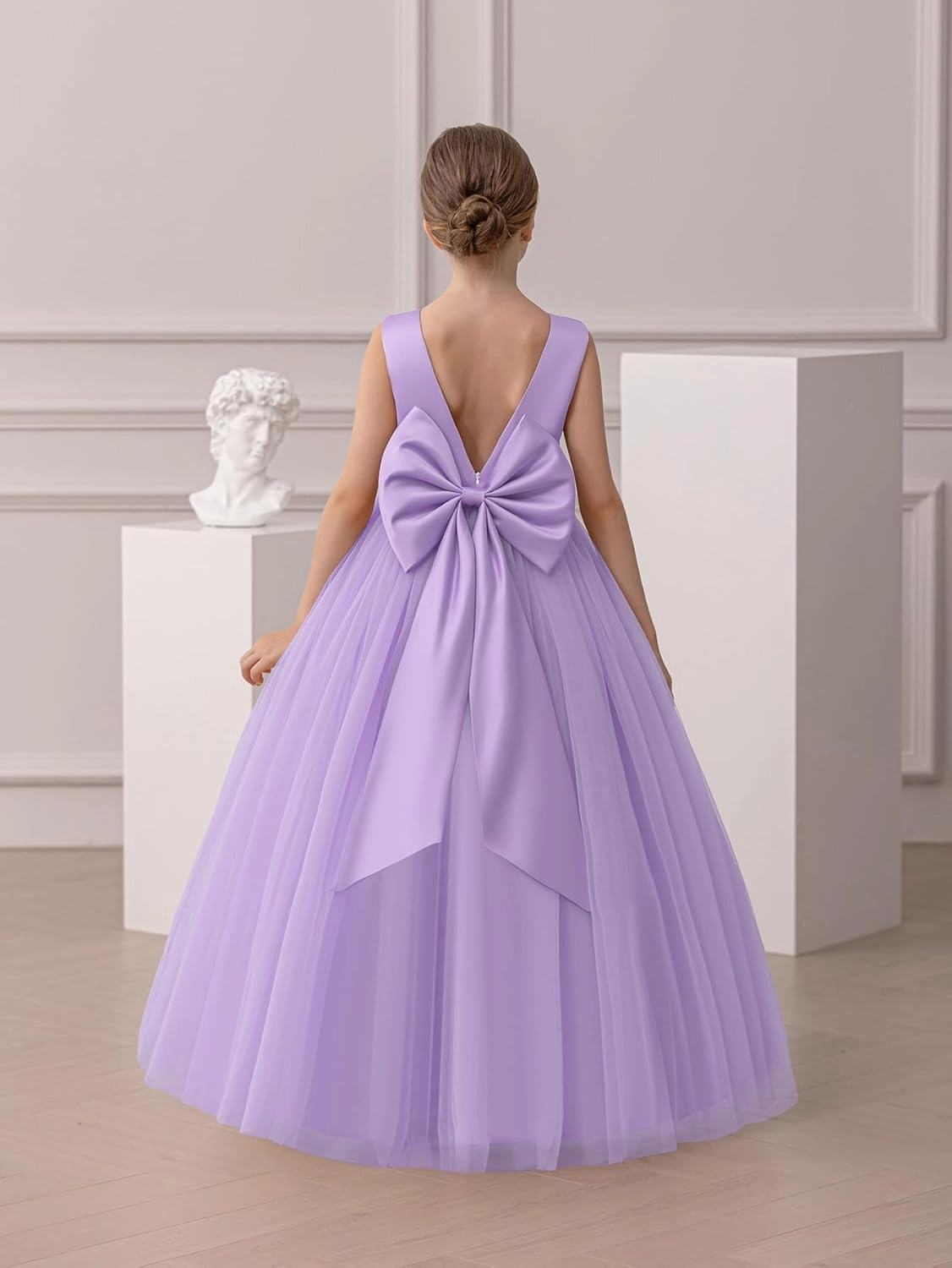 Flower Girls Dress Little Kids Fluffy Dress for Wedding Guest Party Birthday Girls' Special Occasion Dresses