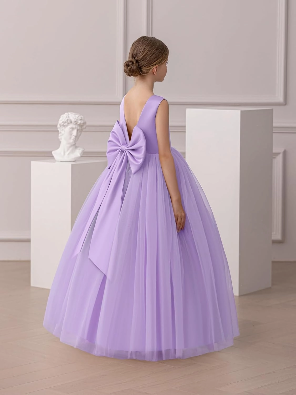 Flower Girls Dress Little Kids Fluffy Dress for Wedding Guest Party Birthday Girls' Special Occasion Dresses