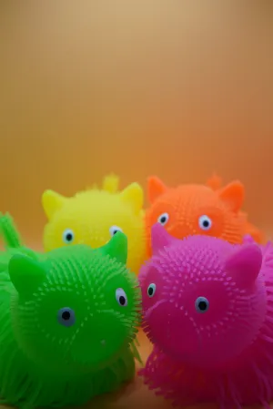 Fluffy Animal Stress Ball (12/Box)
