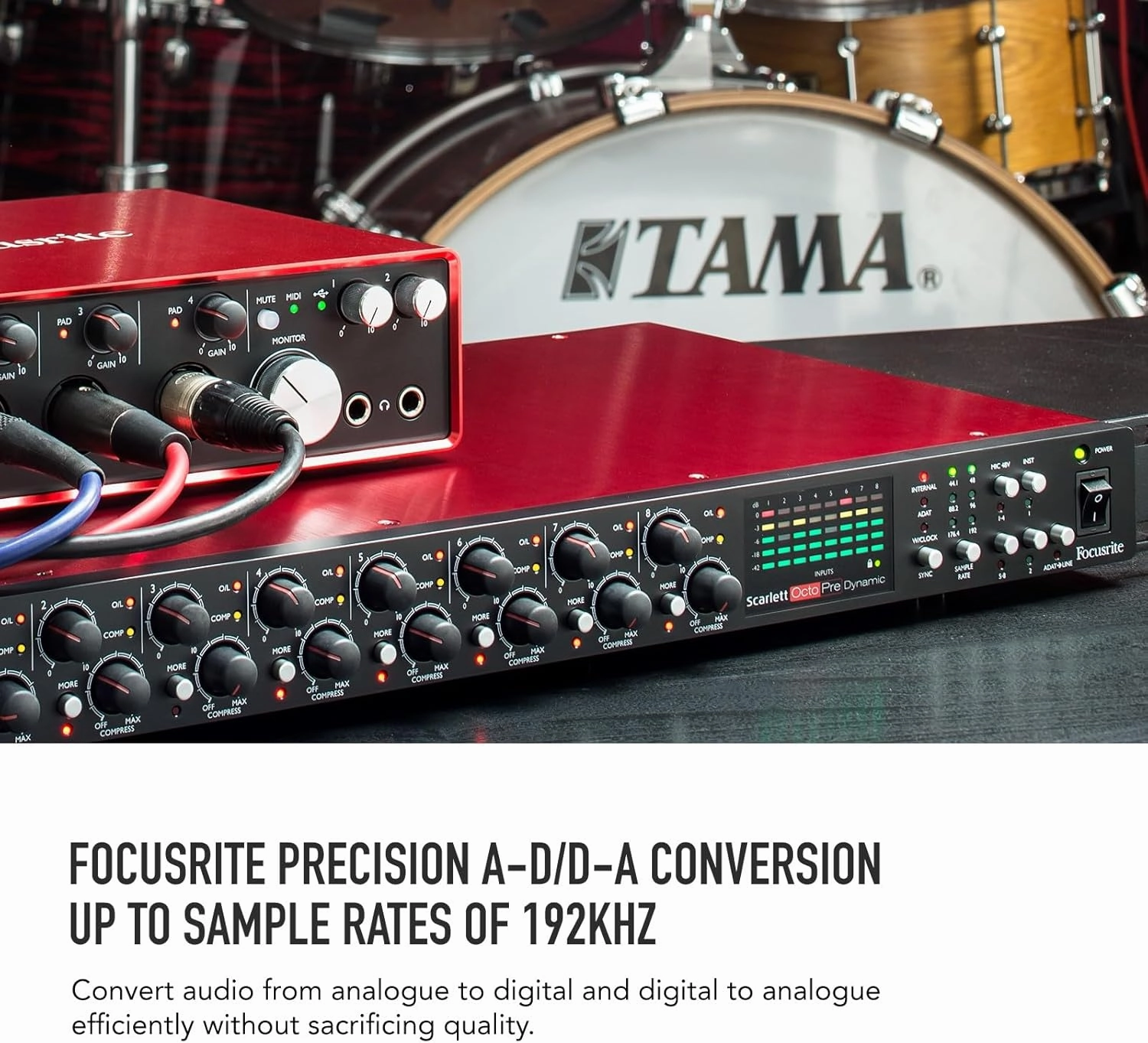 Focusrite Scarlett OctoPre Dynamic Mic Preamp
