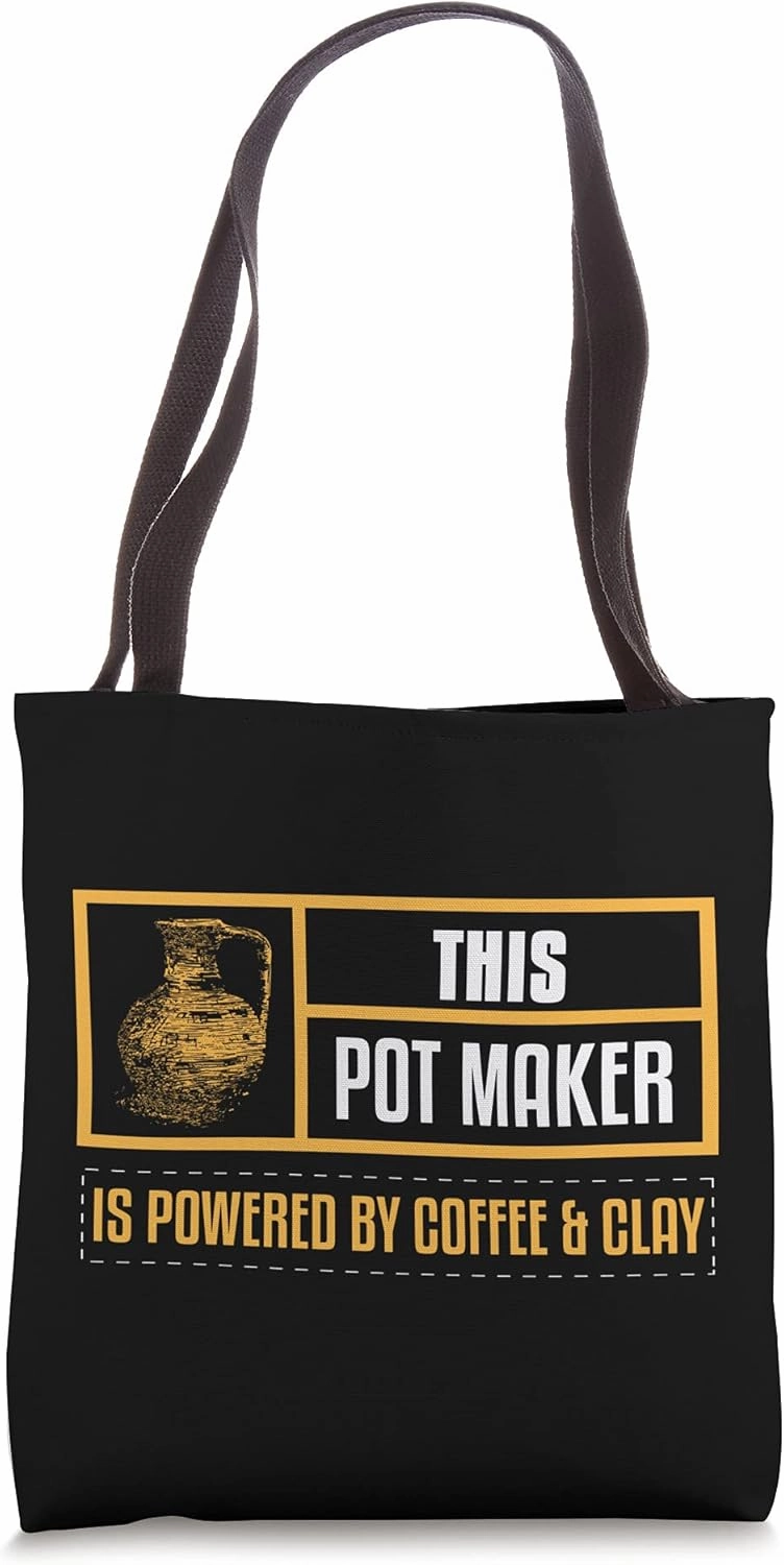 Funny Pottery Coffee Clay Ceramics Pots Art DIY Kiln Crafts Tote Bag