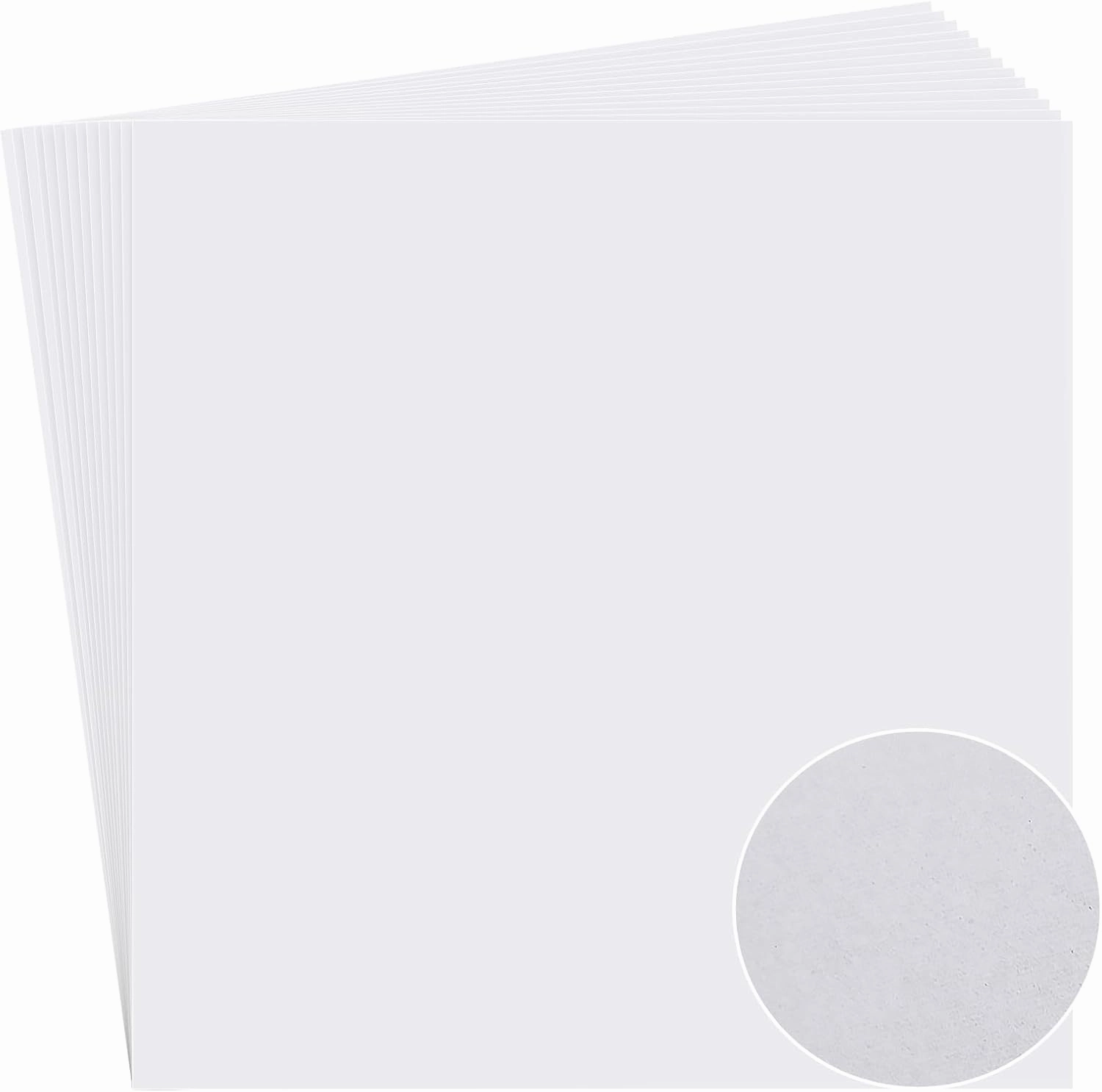 Fuyoooo 100 Sheets of Artist Teabag Paper for Mixed Media Art 16.5''x16.5'' Large Wet Strength Tissue White Handmade Paper DIY Art Craft Supplies for Printmaking Collage Cyanotype Painting
