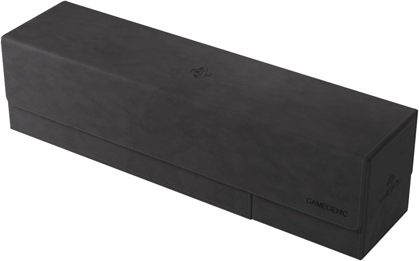 Gamegenic Cards Lair 400  Convertible Deck Box - Double-Sleeved Card Storage, Holds up to 400 Cards, Premium Card Game Protector, Nexofyber Surface, Black Color, Made