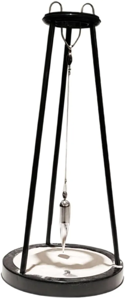 Garneck Creative Sand Pendulum Statue Elegant Iron Sand Decor for Desktop Home Decorations for Living Table Art Drawing Thoughtful Present for Friends and Family