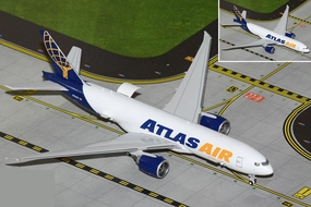 GeminiJets GJGTI2147 Atlas Air Boeing 777F Interactive Series N703GT; Scale 1:400
