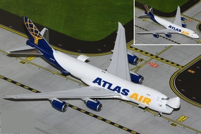GeminiJets GJGTI2206 Atlas Air/Apex Boeing 747-8F (Interactive Series) N863GT; Scale 1:400